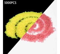 Pierres à Poches de Sable Brcorporelle dans la Nuit,5000 Pièces,de 3 à 5mm,Décoration d'Nik,Jardin,Cour,Chemin Extérieur,Pelouse,Poissons Précieux,Décor d'Aquarium - Type Orange-5000PCS