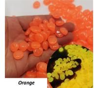 Pierres brillantes dans le noir pour la décoration d'aquarium,pochoir de jardin,trottoir,terrasse,pelouse,précieux poisson,50 pièces,100 pièces - Type Orange-10Pcs