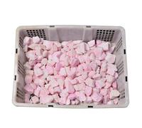 Pierres Brutes de Cristal en Vrac Cristal de minerai d'aragonite rose naturel, pierre brute ornementale, spécimen de minerai, matériau brut, pierre démagnétisante, pierre concassée Pierres de Guérison