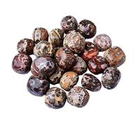 Pierres Brutes de Cristal en Vrac Cristal naturel léopard rouge pierre roulée ornement minerai spécimen enseignement science pierre précieuse baignoire pierre Pierres de Guérison