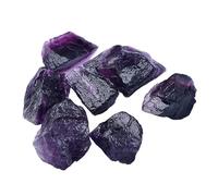 Pierres Brutes de Cristal en Vrac Fluorite violette naturelle, pierre brute, diffuseur d'aromathérapie, minerai minier, grosses particules, aquarium, cristal en pot Pierres de Guérison