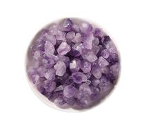 Pierres Brutes en Cristal Naturel en Vrac Amethyst Flower Stone Landscape Decorative Ornament Fragrance diffuser stone Aroma Stone Crystal Rough Crystal Crushed Stone Pierres et Cristaux(1-1.5cm/100g)