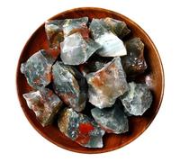 Pierres Brutes en Cristal Naturel en Vrac Diffuseur d'arômes en pierre de sang de dragon naturelle, pot de fleurs en pierre concassée for aquarium, démagnétisation, pavé Pierres et Cristaux(2-3cm100g)