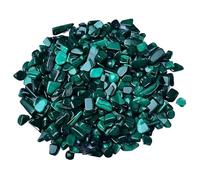 Pierres Brutes Naturelles et Cristaux Gravier en cristal de malachite naturelle, petites particules, for aquarium, pot fleurs, aménagement paysager, pierre décorative
