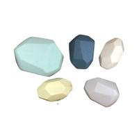 Pierres Colorées En Bois Pour Enfants, Jouet Jenga Éducatif Et Créatif, Blocs De Construction De Style Scandinave, Jeu À Empiler, Couleur Arc-En-Ciel, Cadeau