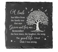 Pierres commémoratives, pierres de pas, pierres commémoratives, cadeaux de condoléances pour la perte d'un être cher - A Limb has Fallen (M3)