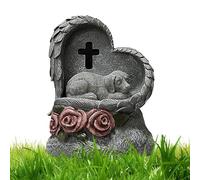 Pierres commémoratives pour animaux de compagnie - Pierre commémorative pour animaux de compagnie, pierre tombale pour animaux de compagnie, marqueur tombal pour chat | Statue de jardin à énergie