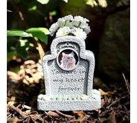 Pierres Commémoratives pour Animaux de Compagnie, Pierre Tombale pour Animaux de Compagnie, Pot de Fleurs pour Chien, Plaque Commémorative Personnalisée(Eternity)