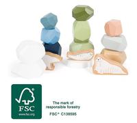 Pierres d’équilibre en bois fsc bébé