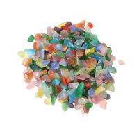 Pierres de cristal brutes en vrac Pierre œil de chat colorée, pierre concassée, ornements décoratifs pour paysages, diffuseur d'aromathérapie, pots, aquarium, aménagement paysager