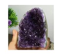 紫气东来， Pierres de cristal grotte Quartz améthyste uruguayenne naturelle, 360 à 1000g, décoration, cadeau Feng Shui(430g)