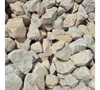 Pierres de gabion gris-beige 8-13 cm (5 kg) | Moellons naturels pour jardin, gabions et jardin de rocaille | Grandes pierres décoratives pour bordure de maison - Résistant au gel et aux intempéries