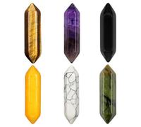 Pierres de Guérison,Pierres Porte-bonheur pour la Thérapie Cristalline,la Méditation et les Décorations,Pierres Naturelles pour Alignement des Chakras,Méditation et Yoga,Création de Bijoux DIY,6 pcs