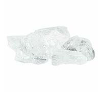 Pierres de jardin blanches 12 cm en verre, résistantes aux intempéries et au gel, pierres décoratives polyvalentes pour allée de jardin, terrasse, balcon, bordure de parterres et étang, antidérapants