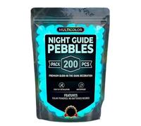 Pierres De Jardin ColoréEs Phosphorescentes Pierres de jardin colorées qui brillent dans le noir, galets lumineux du guide nuit, roches arc-en-ciel(Blue,1000pcs)