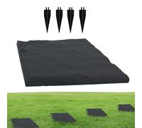 Pierres de Jardin - Décoration de Sol Extérieur - Pavés de Chemin avec Piquets de Sol pour Terrasse Piscine Arrière-Cour Aire de Jeux Allées Jardin Pelouse et Cimetière