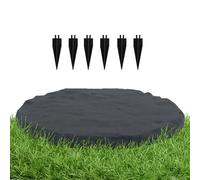 Pierres de Jardin | Décoration Paysagère pour Allées - Dalles avec Piquets pour Allée Jardin Cour Arrière Piscine Parc Espaces Extérieurs