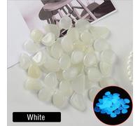 Pierres de jardin scintillantes dans la nuit,pierres lumineuses pour allées de jardin,chemin,Patio,pelouse,décoration de cour,10/20 pièces - Type White-20PCS