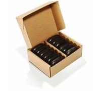 Pierres de massage aux pierres chaudes de basalte ovales moyennes de Master Massage 6.4cm x 4.6cm x 1.8cm America Brand