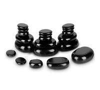 Pierres de Massage, pierre chaudes pour massage, massage aux pierres chaudes 20Pcs Pierres Chaudes Pour Spa Pierres de Basalte Naturelles Pierres de Lave Pour Massage pour Traitement Thérapeutique