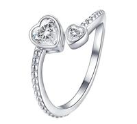 Pierres de naissance Anxiété Décompression Bague rotative Bague de décompression Cadeau d'anniversaire pour elle Bague en cristal minimaliste Pierres de naissance Bague strass Anneaux Voyage à travers