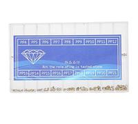 Pierres de pour l'artisanat, 18 de Cristal Rond avec des pièces de décoration de Montre de Rechange Accessoires de réparation d'outils de réparation