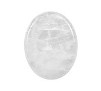 Pierres de Préoccupation, Pierre pour le Pouce, Pierre de Préoccupation pour le Pouce en Cristal, Pierre du Pouce pour Équilibrer le Reiki, Thérapie, Méditation (Quartz blanc)