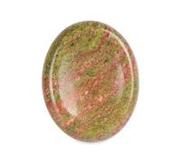 Pierres de Préoccupation, Pierre pour le Pouce, Pierre de Préoccupation pour le Pouce en Cristal, Pierre du Pouce pour l'Équilibre Reiki, Thérapie, Méditation (Unakite)