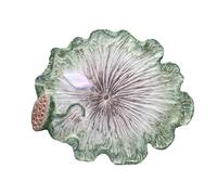 Pierres décoratives de jardin en forme de feuille de lotus dimensionnelle, pierre décorative for cour/pelouse/chemin(5PCS)