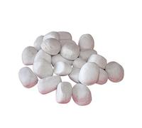 Pierres décoratives en fibre céramique pour cheminées à l'éthanol. 24 pièces PURLINE WINCBTOUT-05 Blanc