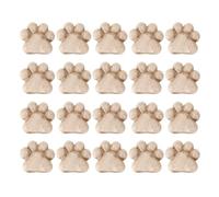 Pierres décoratives en forme de patte de chat - Mini galets en résine pour décoration de jardin | Design mignon avec finition lisse, pièces d'accentuation légères pour pelouse, chemin, cour, terrarium