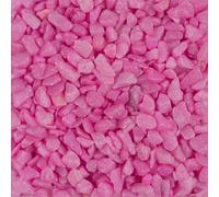 Pierres décoratives Granulés de décoration 5-8mm 1000g dans diff. Couleur:rose
