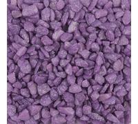 Pierres décoratives Granulés de décoration 5-8mm 1000g en diff. Couleur:aubergine