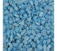 Pierres décoratives Granulés de décoration 5-8mm 1000g en diff. Couleur:bleu clair
