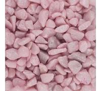 Pierres décoratives Granulés de décoration 9-13mm 1000g dans diff. Couleur:rose