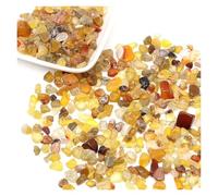 Pierres Décoratives pour Aquarium Pierres de gravier, cristaux Quartz, minéraux, guérison Reiki, Agate roulée, spécimen pierres précieuses, décoration d'aquarium maison, artisanat DIY(Color22,100g)