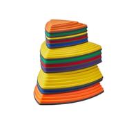Pierres d'Equilibre Enfants Parcours Obstacle Sensoriel 12PCS Triangulaire