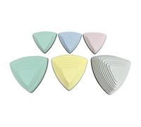 Pierres d'équilibre - Stepping Stones - Pierres à empiler - Pierres de rivière empilables - Stimule la motricité - Jouets éducatifs - V.A. 1 an - 6 pièces - Couleurs unies