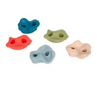 Small Foot Design - Pierres d'escalade 12794, plastique robuste, fixation incluse, dès 3 ans, Bleu