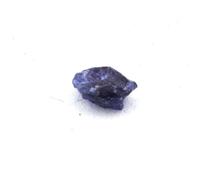 BENITOITE - Pierre Naturelle en Provenance des USA, San Benito Co. - Rare Cristal Bleu, Collection Minéralogie 0.300 ct - Certificat d'Authenticité Inclus 4 x 3 x 2 mm Bleu G