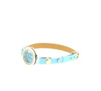 Bracelet Apatite bleu néon brut modèle montre 25 mm - A Bijoux