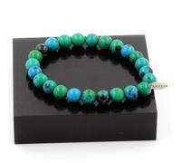 Bracelet Perles Chrysocolle 8 mm - A Bijoux