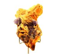 Generique – Spécimen minéral Fluorite + Quartz + Baryte 727,0 ct La Cabaña, Berbes, Espagne