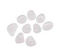 Pierres lumineuses en résine pour décoration de jardin, allées, pierres d'ambre polies (G, taille unique)
