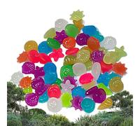 Pierres Lumineuses Extérieur 300 Galets Résine Multicolores Imperméables
