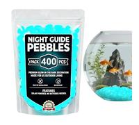 Pierres Lumineuses - Galets De Jardin Colorés Qui Brillent Dans Le Noir, 2026 Marqueurs De Chemin Lumineux Arc-en-, 400 Pierres Lumineuses De Nuit, Décoration D'aquarium De Cour Extérieure Pour Un