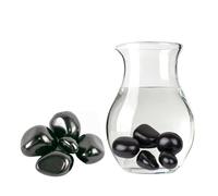 Pierres naturelles de shungite pour purification de l'eau, cristaux de filtre à eau de 1 à 3 cm pour eau potable (100 g, 6-7 pièces)
