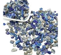 Pierres naturelles, gravier, cristaux, éclats de quartz, minéraux, reiki, agate roulée, spécimens, pierres précieuses, décoration pour aquarium, artisanat - Lapis-lazuli - 20 g