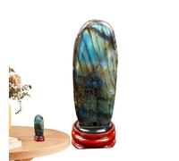 Pierres précieuses de labradorite pour le soulagement, pierre d'inquiétude labradorite | Pierre de palme de naturelle, pierre d’inquiétude - Pierre de yoga polie pour le stress, de pour hommes et adul