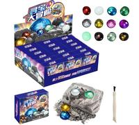Pierres Précieuses,Découverte de Pierres précieuses | Crystal Mining Kit Cultivez la persévérance, la Concentration, la pensée, la Relation Parent-Enfant pour Le Nouvel an, Les Cadeaux de Noël pour l